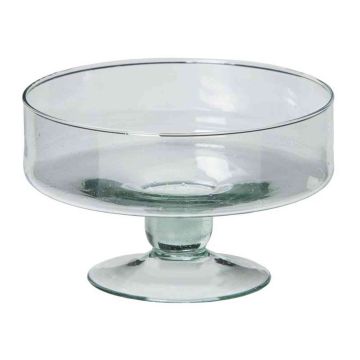 Coupe à fruits en verre CORIE OCEAN sur pied, transparent, 12cm, Ø19cm Coupe à fruits en verre CORIE OCEAN sur pied, transparent, 12cm, Ø19cm