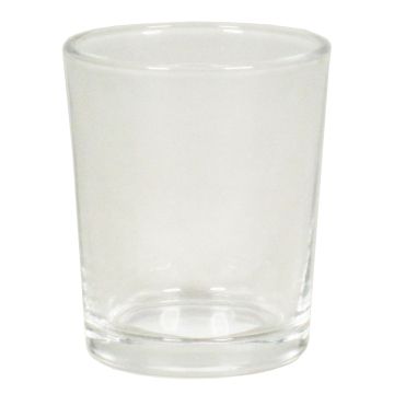 Porte-bougie MALI, verre, transparent, 6,5cm, Ø5,5cm Porte-bougie MALI, verre, transparent, 6,5cm, Ø5,5cm