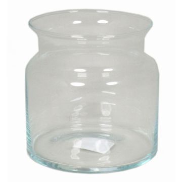 Bougeoir en verre HANNA OCEAN, transparent, 12cm, Ø12cm