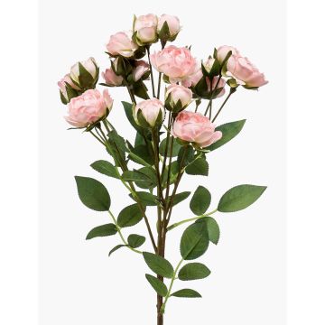 Branche de rose artificielle TOSSA, rose, 55cm