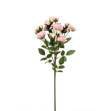 Branche de rose artificielle TOSSA, rose, 55cm Branche de rose artificielle TOSSA, rose, 55cm