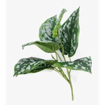 Pothos tacheté artificiel OBASI sur piquet, vert-blanc, 25cm