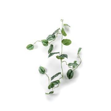 Guirlande de pothos tacheté artificielle OBASI, vert-blanc, 120cm Guirlande de pothos tacheté artificielle OBASI, vert-blanc, 120cm