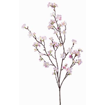 Branche de cerisier en tissu PALS avec fleurs, rose, 95cm