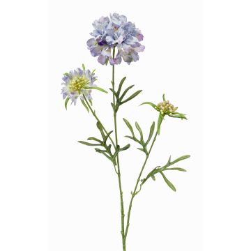 Scabiosa en tissu MONTIE, lilas-bleu, 75cm