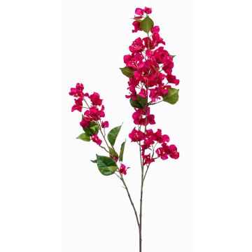 Branche de bougainvillier artificielle MONELS avec fleurs, rose fuchsia, 115cm