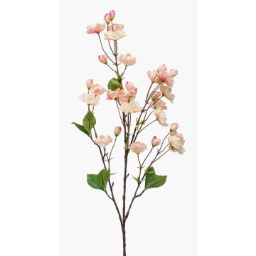 Branche de cerisier ornemental artificielle AKEMI avec fleurs, saumon, 90cm