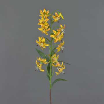 Fleur artificielle lys tigré ARAMAIO, jaune, 80cm