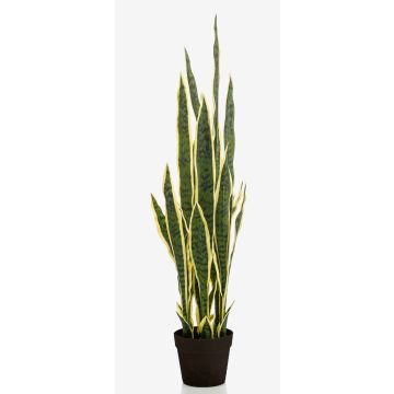 Sansevieria artificiel ELENE, vert-jaune, 95cm