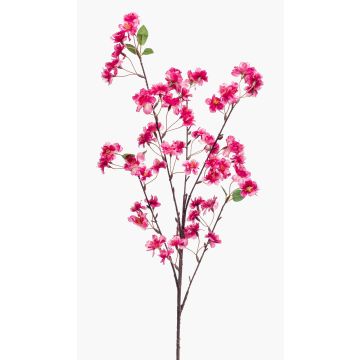 Branche de pêcher ornemental en tissu SANTANA avec fleurs, rose fuchsia, 100cm Branche de pêcher ornemental en tissu SANTANA avec fleurs, rose fuchsia, 100cm