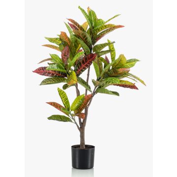 Croton artificiel ANELA, tronc artificiel, multicolore, 95cm