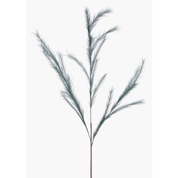 Branche artificielle Panicules de stipa YECORA, bleu, 130cm