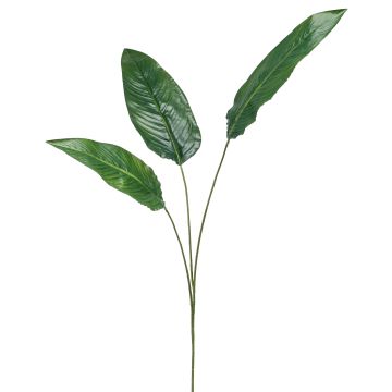 Branche de strelitzia décorative ALPHARD, vert, 135cm
