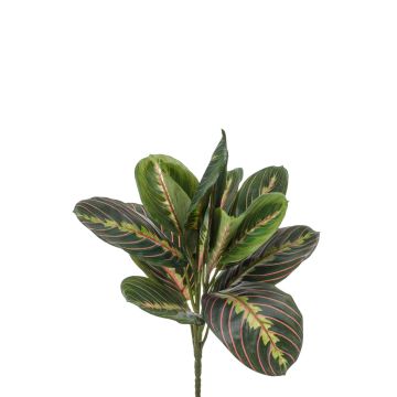 Maranta artificiel SITULA sur piquet, vert-rouge, 30cm