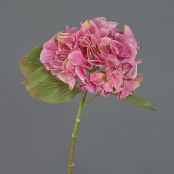Fleur artificielle Hortensia AMARILDO, fuchsia, 45cm