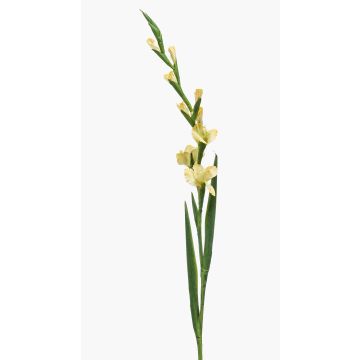 Glaïeul artificiel AJNUR, jaune, 125cm