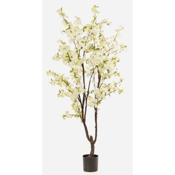 Cerisier artificiel JANKFUN avec fleurs, tronc artificiel, blanc, 210 cm