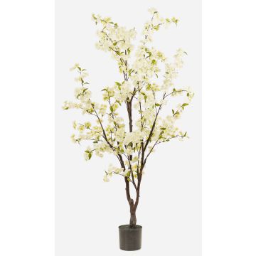 Arbre à fleurs de cerisier artificiel JANKFUN avec fleurs, tronc artificiel, blanc, 175 cm