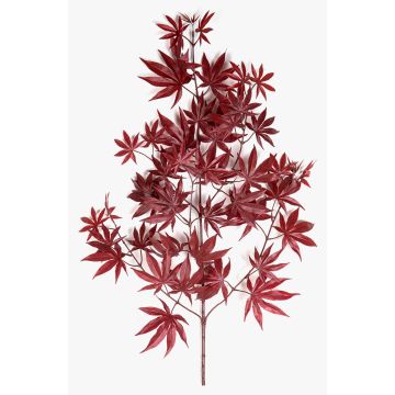 Branche artificielle d'érable japonais ALETTO, difficilement inflammable, rouge, 70 cm