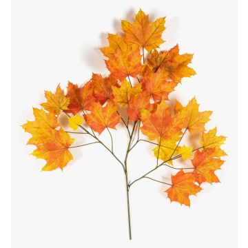 Branche d'érable artificielle SILVO, difficilement inflammable, jaune-orange, 80 cm Branche d'érable artificielle SILVO, difficilement inflammable, jaune-orange, 80 cm