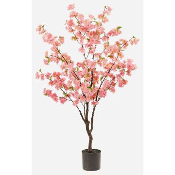 Cerisier artificiel JANKFUN avec fleurs, tronc artificiel, rose, 135 cm