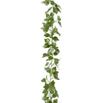 Guirlande de houblon artificiel POLNUG avec des fleurs, vert, 180cm Guirlande de houblon artificiel POLNUG avec des fleurs, vert, 180cm