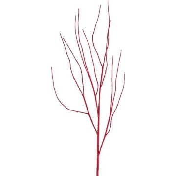 Branche décorative Cornouiller BLORFEN, rouge rubis, 95cm