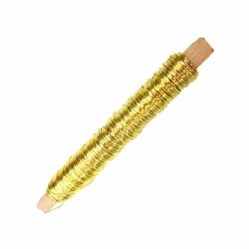 Fil laqué décoratif résistant ZELMA, doré, 100g, 50m, Ø0,5mm Fil laqué décoratif résistant ZELMA, doré, 100g, 50m, Ø0,5mm