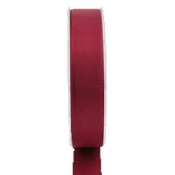 Ruban décoratif en polyester WIARA, rouge foncé, 50m, 25mm Ruban décoratif en polyester WIARA, rouge foncé, 50m, 25mm
