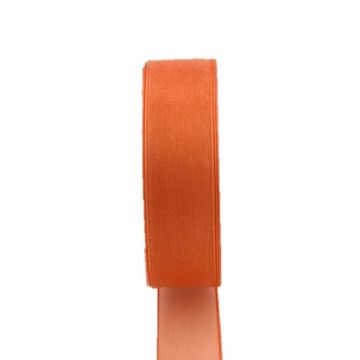 Ruban en organza OSNA, orange, 50m, 10mm Ruban en organza OSNA, orange, 50m, 10mm