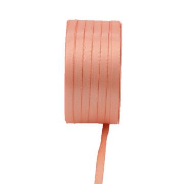 Ruban double en satin VIPKE, abricot, 50m, 3mm Ruban double en satin VIPKE, abricot, 50m, 3mm