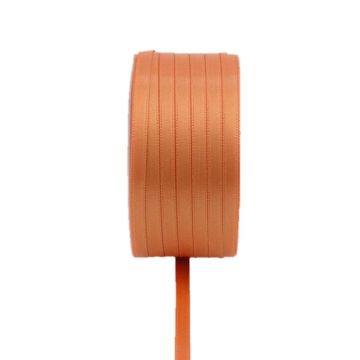 Ruban double en satin VIPKE, orange, 50m, 3mm Ruban double en satin VIPKE, orange, 50m, 3mm