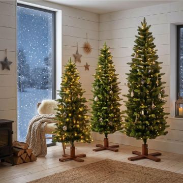 Sapin de Noël artificiel étroit OULU SPEED, LEDs, 150cm, Ø60cm Sapin de Noël artificiel étroit OULU SPEED, LEDs, 150cm, Ø60cm