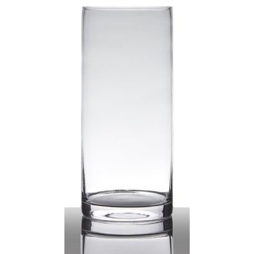 Vase décoratif en verre SANSA EARTH, transparent, 35cm, Ø15cm Vase décoratif en verre SANSA EARTH, transparent, 35cm, Ø15cm