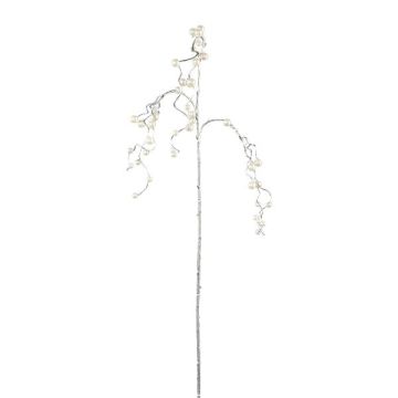 Branche décorative de gaultheria VENTOR, suspendu, argenté, 105cm Branche décorative de gaultheria VENTOR, suspendu, argenté, 105cm
