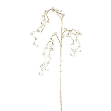 Branche décorative de gaultheria VENTOR, suspendu, champagne, 105cm Branche décorative de gaultheria VENTOR, suspendu, champagne, 105cm