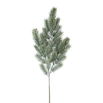 Branche décorative Épicéa bleu SLOVAN, givré, blanc-vert, 65cm