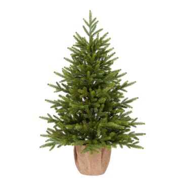 Sapin artificiel VANTAA, sac de jute, 90cm, Ø65cm Sapin artificiel VANTAA, sac de jute, 90cm, Ø65cm