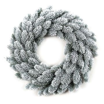 Couronne de sapin artificielle INARI, enneigé, Ø45cm Couronne de sapin artificielle INARI, enneigé, Ø45cm