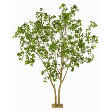 Arbre artificiel de laurier RAXELI sur socle, troncs artificiels, vert, 285 cm