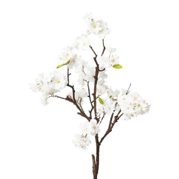 Branche décorative de cerisier du Japon VRELTA avec des fleurs, blanc, 85cm Branche décorative de cerisier du Japon VRELTA avec des fleurs, blanc, 85cm