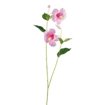 Branche décorative d'hibiscus SMOHLE, rose, 110 cm Branche décorative d'hibiscus SMOHLE, rose, 110 cm