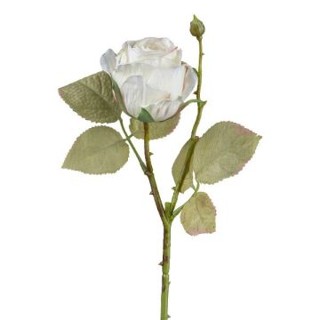 Fleur artificielle Rose ZORKLIN, blanc, 45cm, Ø6,5cm Fleur artificielle Rose ZORKLIN, blanc, 45cm, Ø6,5cm