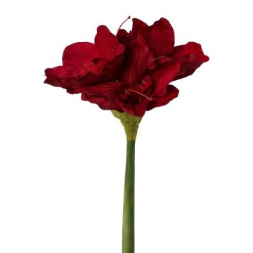 Fleur artificielle Amaryllis WELBA, rouge foncé, 65cm Fleur artificielle Amaryllis WELBA, rouge foncé, 65cm