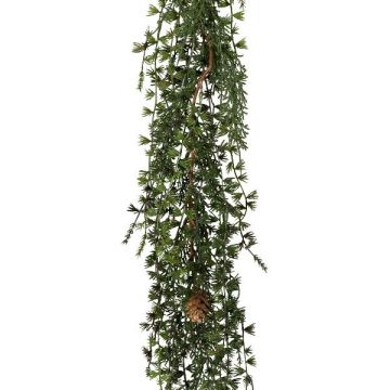 Suspension décorative Mélèze WODRI, piquet, pommes de pin, vert, 125cm Suspension décorative Mélèze WODRI, piquet, pommes de pin, vert, 125cm