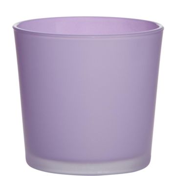 Pot de fleurs en verre ALENA FROST, violet clair mat, 11cm, Ø11,5cm Pot de fleurs en verre ALENA FROST, violet clair mat, 11cm, Ø11,5cm