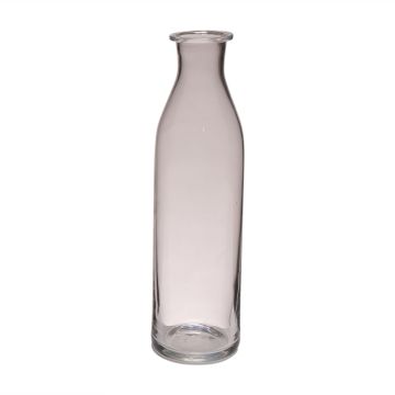 Bouteille décorative ETIENNE, verre, transparent, 30cm, Ø7cm Bouteille décorative ETIENNE, verre, transparent, 30cm, Ø7cm