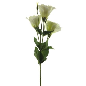 Faux Lisianthus ALARONA, crème, 55cm