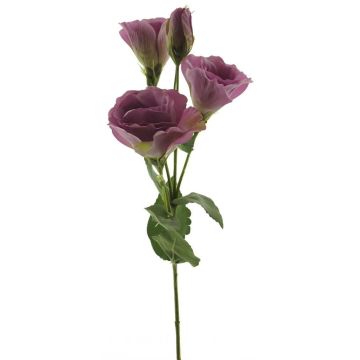 Faux Lisianthus ALARONA, mauve, 55cm