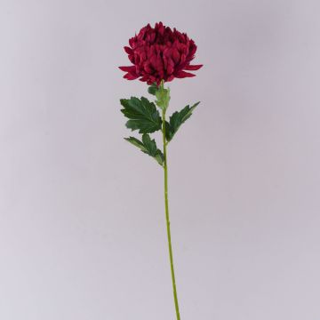Chrysanthème artificiel HIKJUN, corail, 65 cm, Ø 12 cm